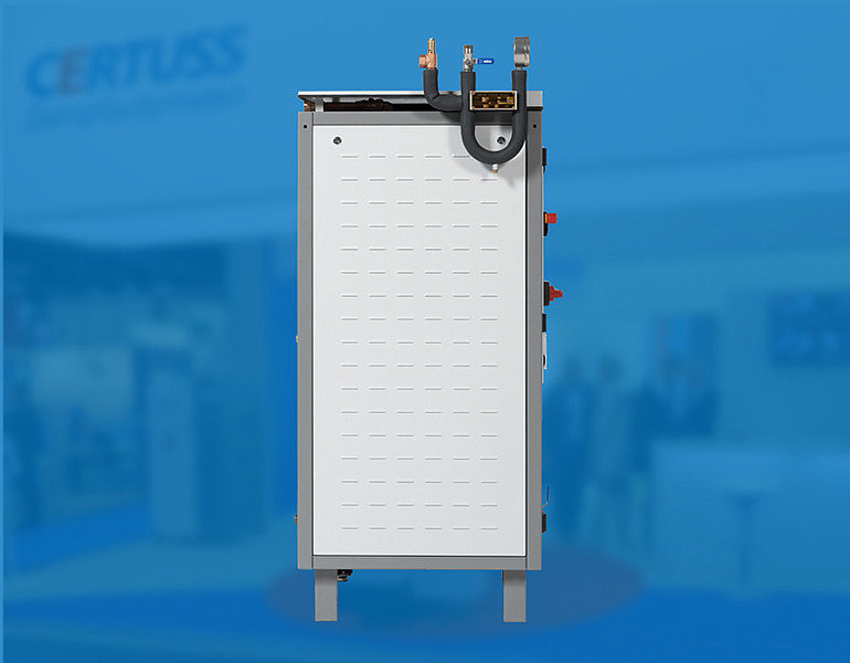 E100 View from the side